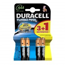 Купить Батарейки Элемент питания DURACELL Turbo AАA 4в1 промо 3+1
